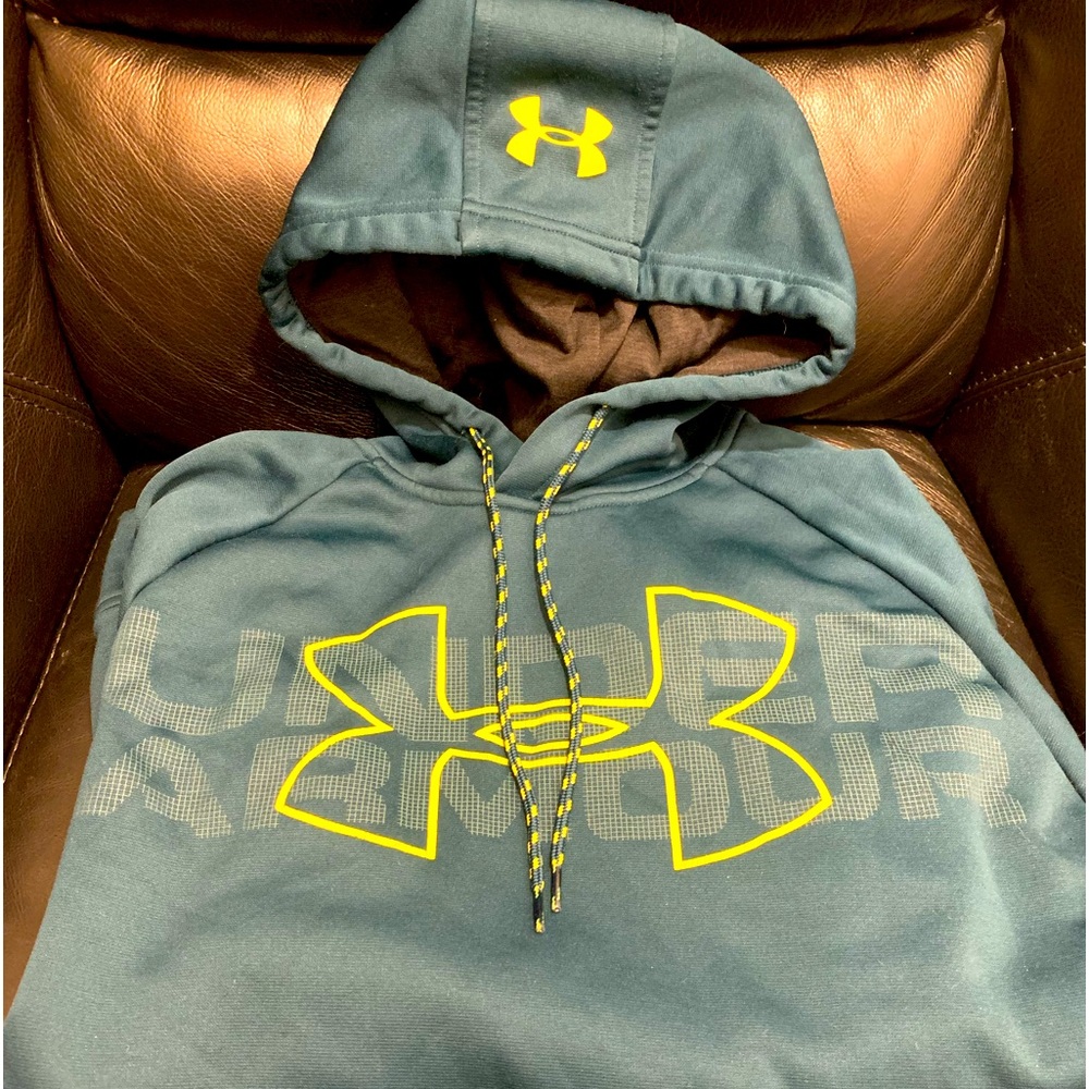 Under Armor Men’s Big Logo Sweatshirt with Hoodie Size M